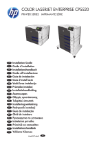 HP Color LaserJet Enterprise CP5525 Printer series Yükleme Rehberi
