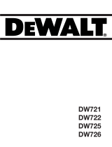 DeWalt DW721 El kitabı