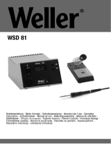 Weller wsd 81 Operating Instructions Manual