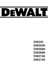 DeWalt DW269K Kullanım kılavuzu