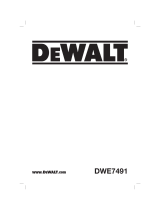 DeWalt DWE7491 Kullanım kılavuzu