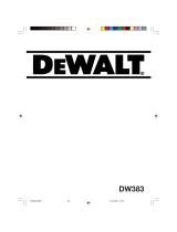 DeWalt DW383 Kullanım kılavuzu