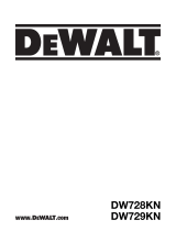 DeWalt DW728KN Kullanım kılavuzu