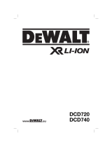 DeWalt DCD740 El kitabı