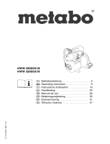Metabo HWW 5500/50 M Kullanma talimatları