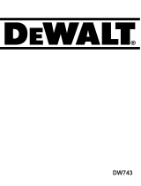 DeWalt DW743 T 5 El kitabı