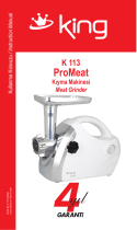 King ProMeat K 113 Kullanım kılavuzu