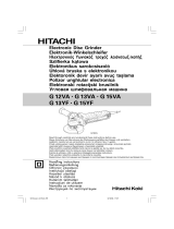 Hitachi G 13YF Kullanım kılavuzu