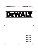 DeWalt DW321 Kullanım kılavuzu