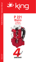 King P 221 Bistro Kullanım kılavuzu