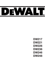 DeWalt DW236 Kullanım kılavuzu