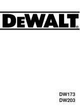 DeWalt DW203 Kullanım kılavuzu