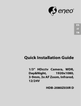 Eneo HDB-2080Z03IR D Quick Installation Manual