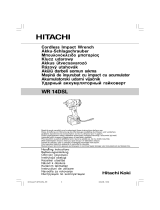 Hitachi WR 14DSL Kullanım kılavuzu