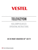 VESTEL 40UA9300 Operating Instructions Manual