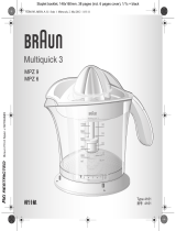 Braun Presse-agrumes 20w Blanc - Mpz9 El kitabı