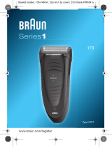 Braun 170, Series 1 Kullanım kılavuzu