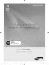 Samsung AR12HSSFCWK/SK Kullanım kılavuzu