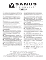 Sanus VMF220 Kullanım kılavuzu