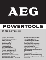 Aeg-Electrolux ST 800 XE El kitabı