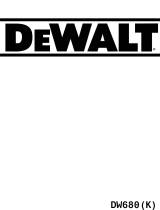 DeWalt DW680 Kullanım kılavuzu