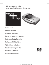 HP Scanjet 8270 Document Flatbed Scanner Kullanım kılavuzu