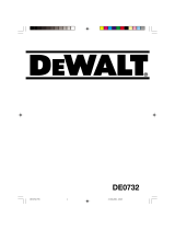 DeWalt DE0732 Kullanım kılavuzu