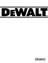 DeWalt DE0842 Kullanım kılavuzu