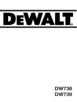 DeWalt DW738 Kullanım kılavuzu
