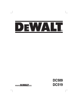 DeWalt DC509 Kullanım kılavuzu
