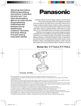 Panasonic EY79A2 El kitabı