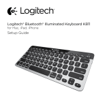 Logitech Bluetooth Illuminated Keyboard K810 El kitabı