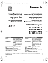Panasonic RP-SDRC32GSK Kullanım kılavuzu
