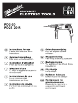 Milwaukee PD2E 20 R Instructions For Use Manual