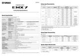 Yamaha EMX7 Powered Mixer Şartname