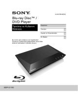 Sony BDP-S1100 Kullanma talimatları