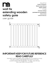 mothercare Wall Fix Extending Wooden Safety Gate Kullanici rehberi