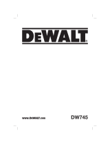 DeWalt DW745 T 4 El kitabı