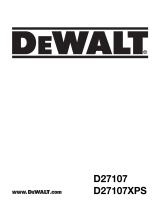 DeWalt D27107 Kullanım kılavuzu