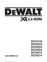 DeWalt DCH143 Kullanım kılavuzu
