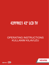 VESTEL 42PF9021 Operating Instructions Manual