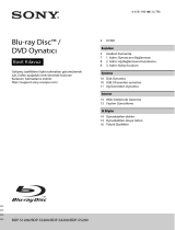 Sony BDP-S1200 El kitabı
