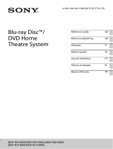Sony BDV-N9100WL Başvuru Kılavuzu