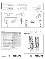 Philips MMS321/05 Kullanım kılavuzu