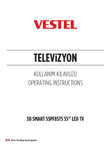 VESTEL 55PF8575 Operating Instructions Manual