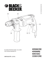 Black & Decker KR500CRE Kullanım kılavuzu
