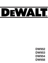 DeWalt dw 954 El kitabı