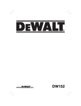 DeWalt DW152 Kullanım kılavuzu