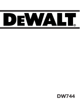 DeWalt DW744 T 2 El kitabı