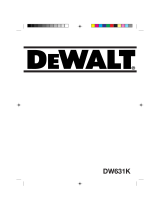 DeWalt DW631K Kullanım kılavuzu